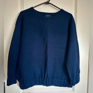 J. Crew Navy Crewneck Sweater